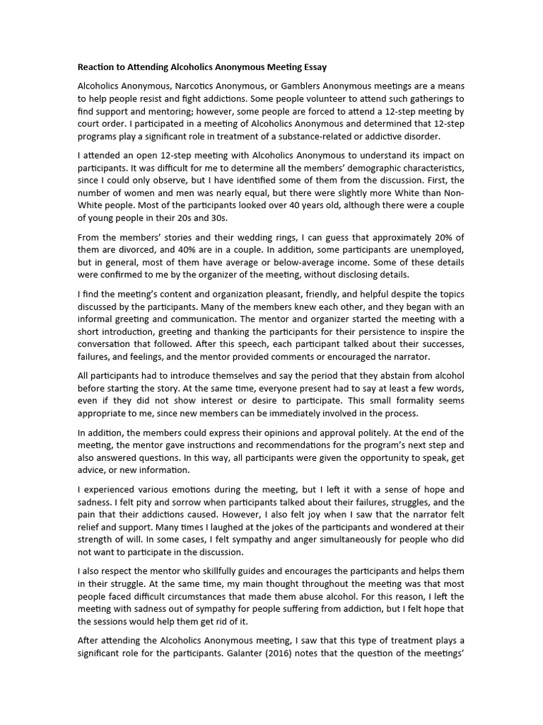 Alcoholics anonymous pdf drug rehabilitation twelve step program