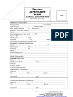 Application Form 2011 2012