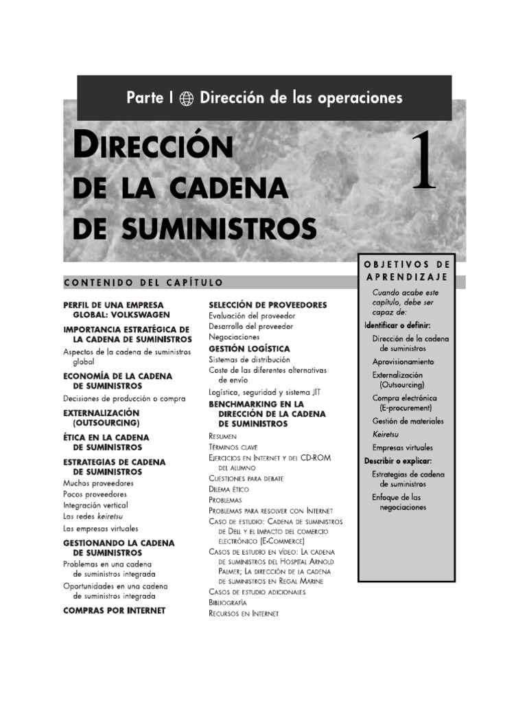 La Cadena de Suministro | PDF