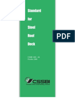 Standard For Steel Roof Deck: CSSBI 10M - 08 October 2008