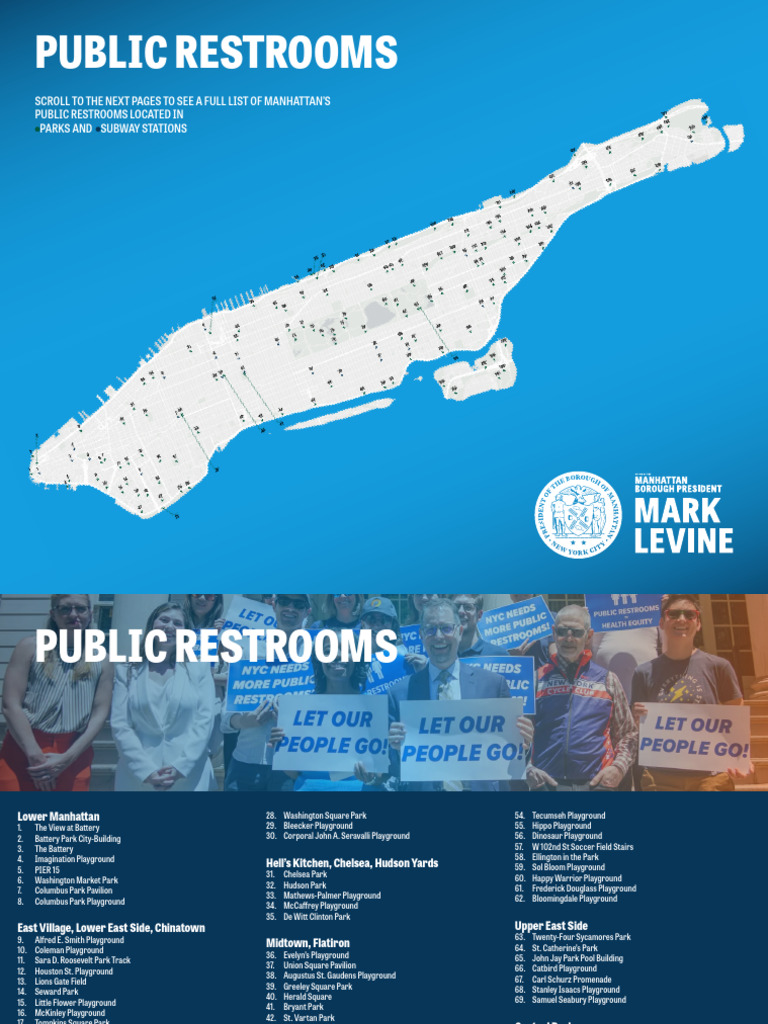 A Guide To Manhattan Public Bathrooms | PDF | New York City