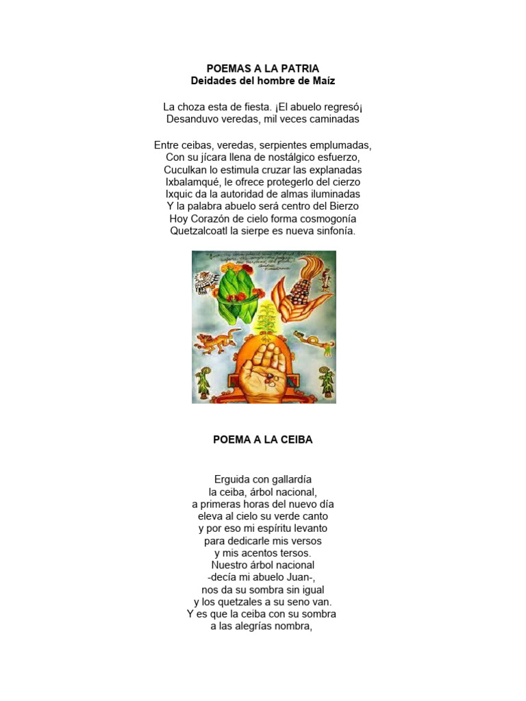 Poemas A La Patria | PDF