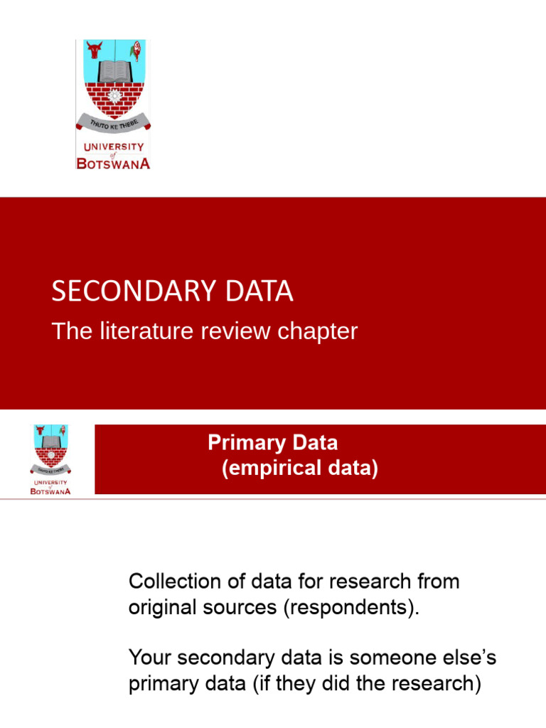 Understanding Secondary Data in Research | PDF | Citation | Data