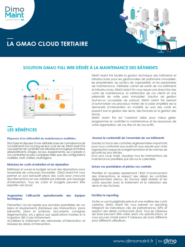 GMAO DIMO Maint : Optimisez votre Maintenance | PDF | Application ...