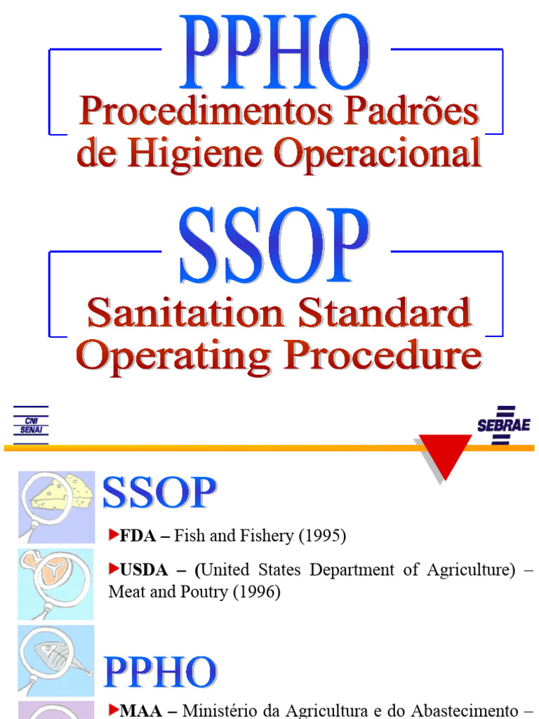 PPHO: Procedimentos de Higiene Operacional | PDF | Desperdício