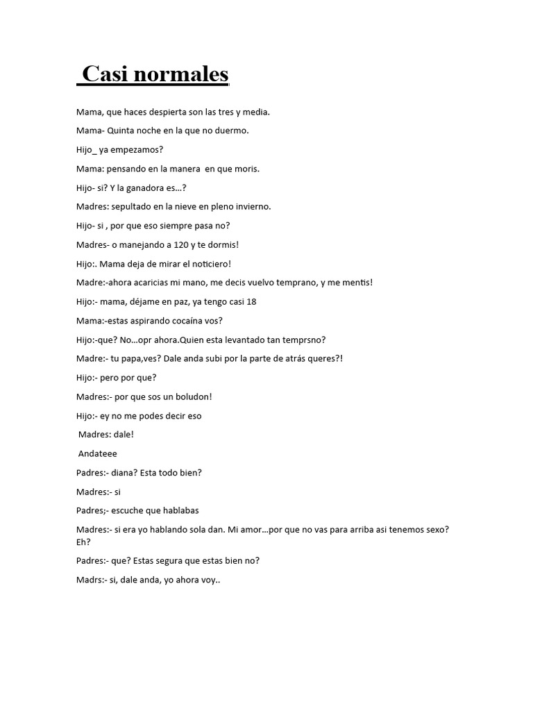 Casi Normales | PDF