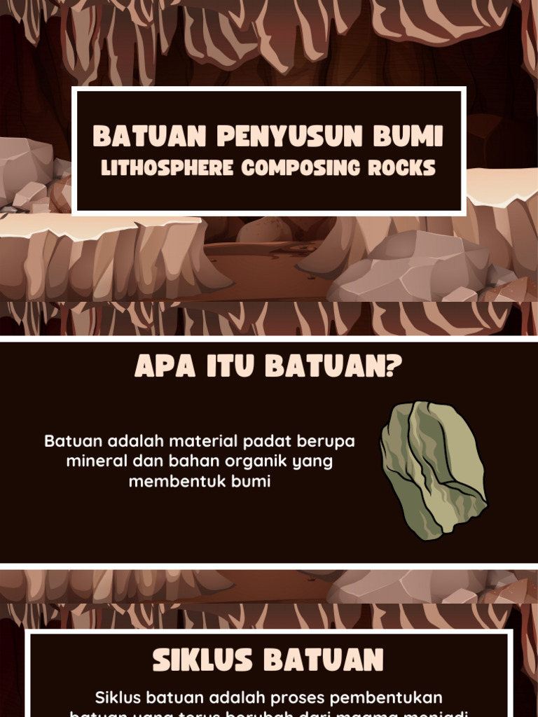 Batuan Penyusun Bumi PDF