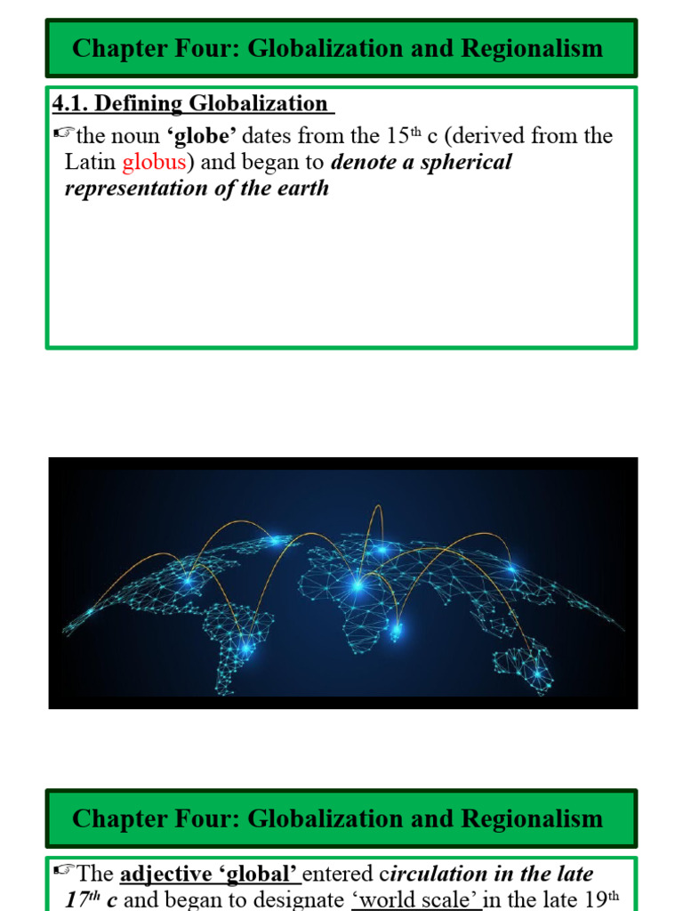 Globalization and Regionalism Explained | PDF | European Union ...
