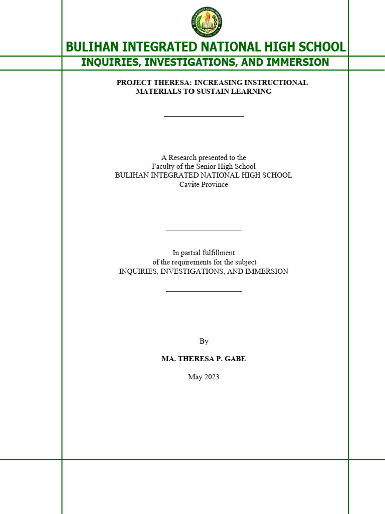 Project Theresa: Boosting Learning Materials | PDF | Methodology ...