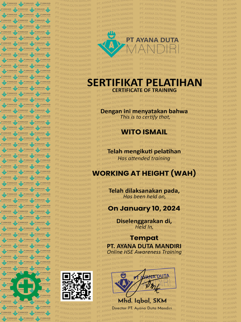 Wito Ismail WAH | PDF