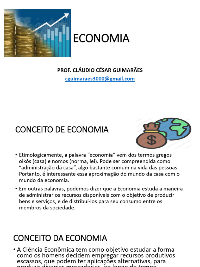 Conceitos Fundamentais de Economia | PDF | Economia | Microeconomia