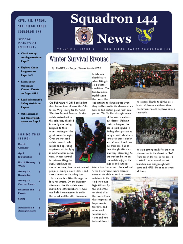 Squadron 144 April Newsletter Highlights | PDF | Lockheed Martin F 35 ...