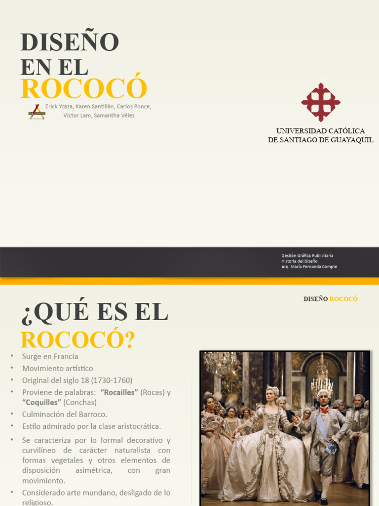 Rococo Diseño | PDF | Tipografía | Diseño gráfico