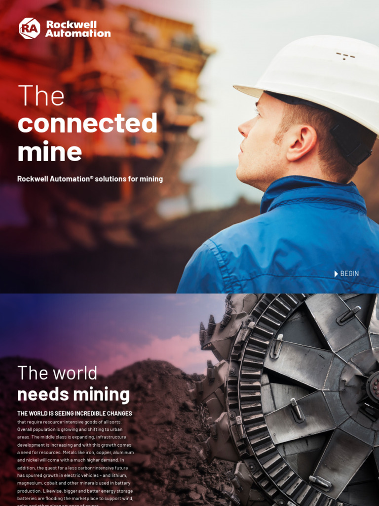 Connected Mining Solutions Overview | PDF | Simulation | Computer Security