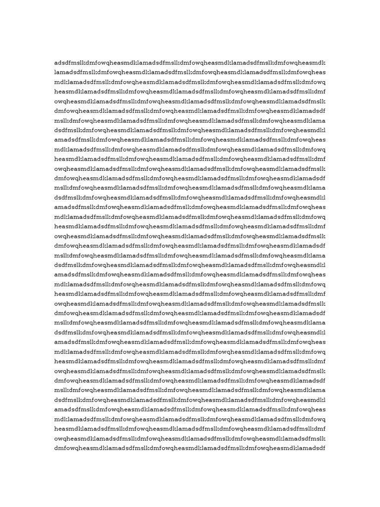 Placeholder Document Content | PDF | Technology & Engineering