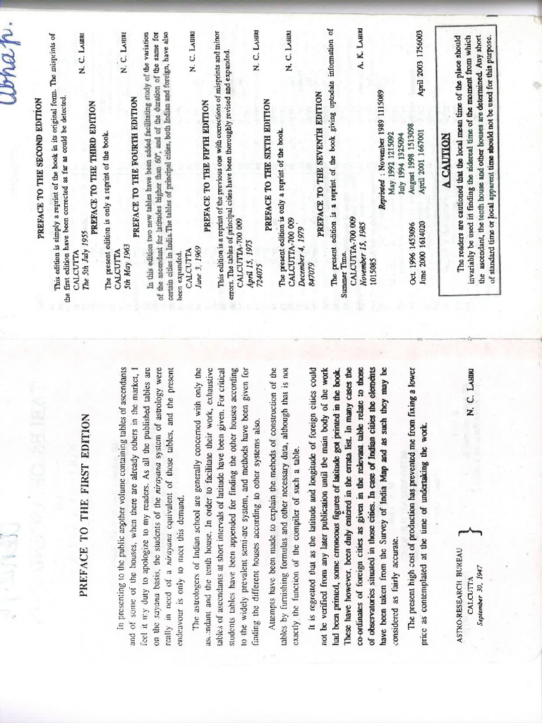 Table of Ascendants PDF