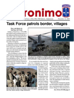 Task Force Patrols Border, Villages: Vol. I No. 4 Task Force 1-501st PIR, FOB Salerno, Afghanistan December 12, 2003