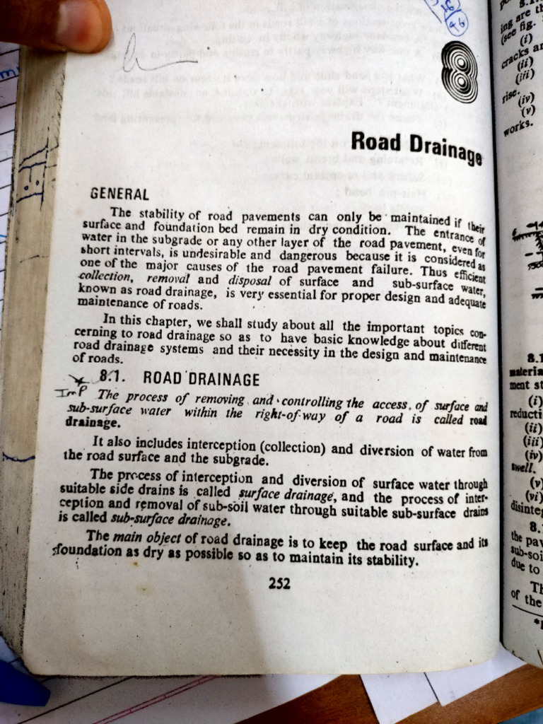 Road Drainage Chapter | PDF | Road | Drainage