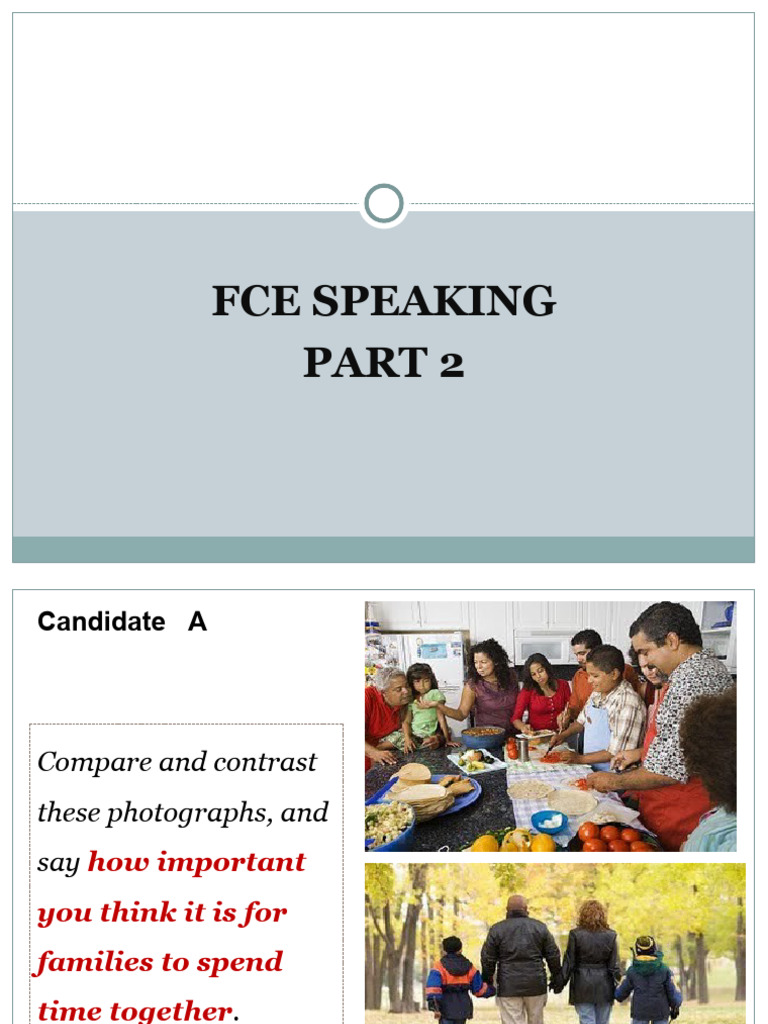 B2 Speaking: Photo Comparison Guide | PDF | Language Arts & Discipline ...