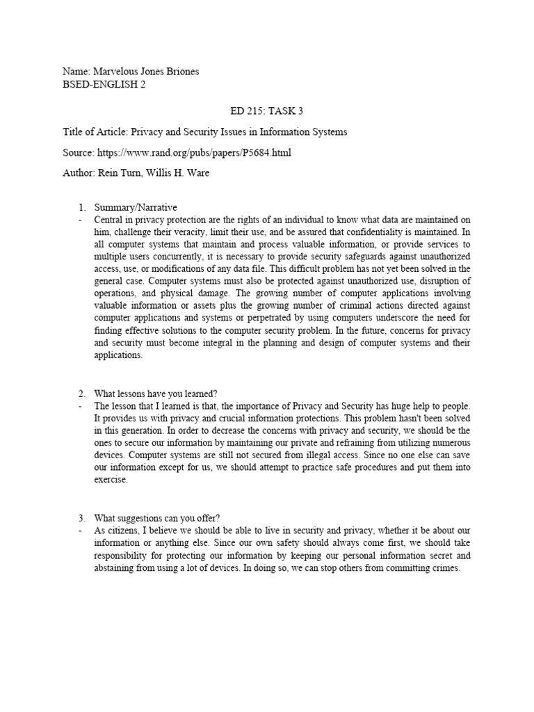 Task 3 | PDF | Computer Security | Security