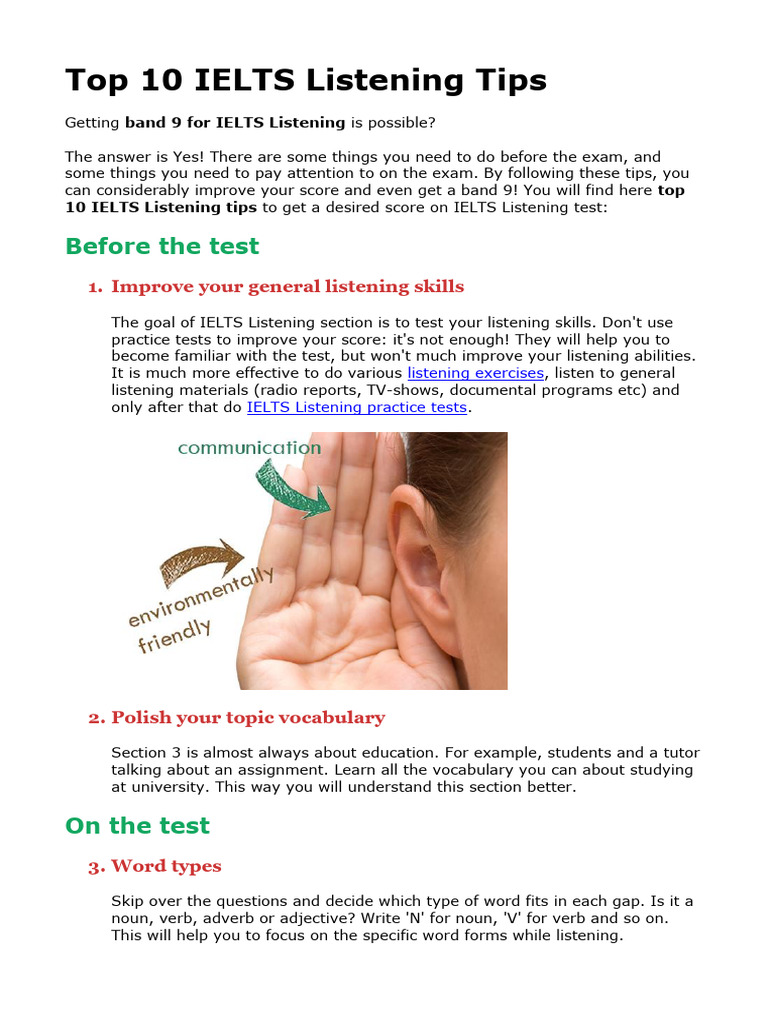 Ielts tips pdf international english language testing system