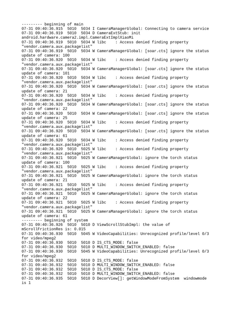 Logcat 1722399036834 | PDF | Software | Software Development