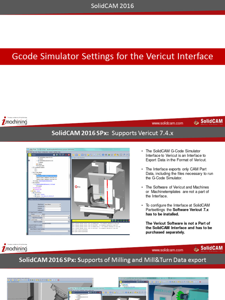 Vericut G-Code Simulator Setup Guide | PDF | Software Engineering ...
