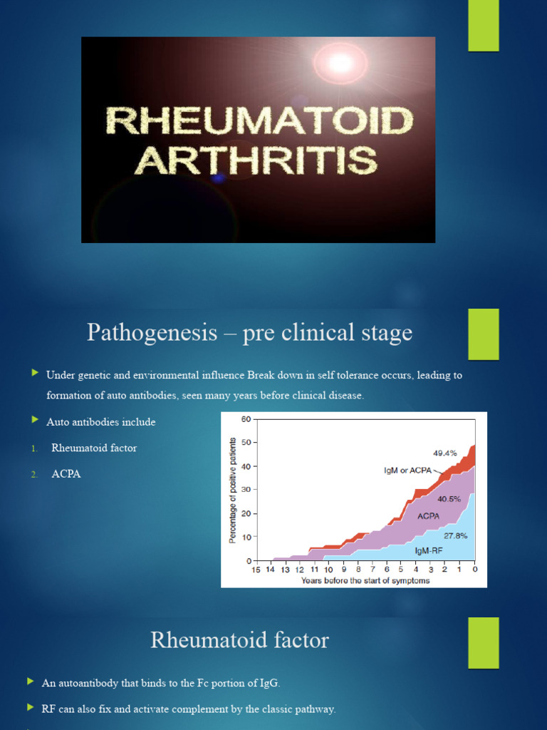 Rheumatoid Arthritis (Autosaved) | PDF | Rheumatoid Arthritis | Immunology