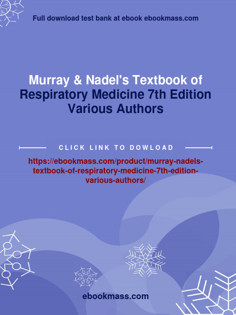 Murray & Nadel's Textbook of Respiratory Medicine, 2-Volume