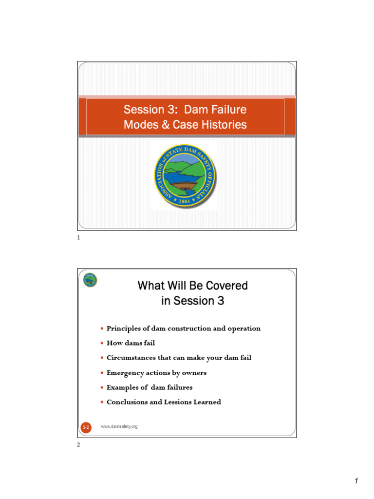 Dam Failure Causes and Case Studies | PDF | Spillway | Dam