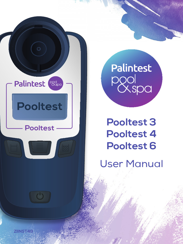 Palintest Pooltest 6 User Manual | PDF | Alkalinity | Chlorine