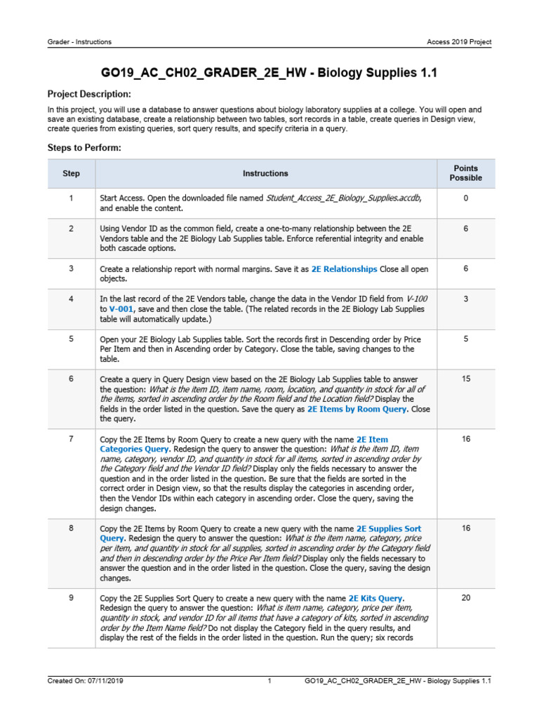 Go19 Ac Ch02 Grader 2e Hw Instructions Pdf Databases Computing