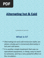 Contrast Bath Instructions for Hands and Feet | PDF