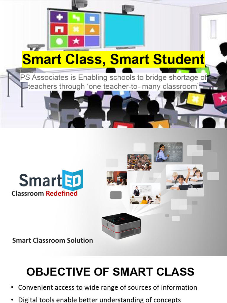 Smart Class Presentation | PDF | Multimedia | Collaboration