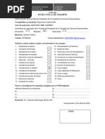 FUT. Ficha Única de Trámite F- 001-2018  UPG-FCE