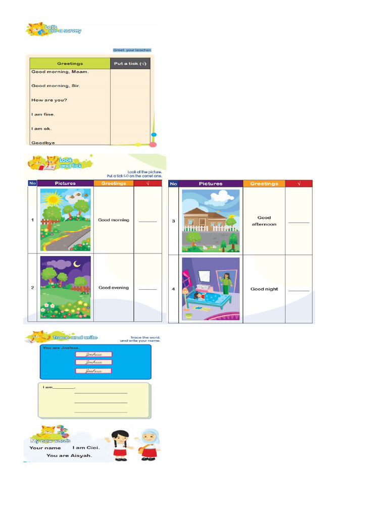 Bahasa Inggris Kelas 1 Semester 1 Kurikulum Merdeka Pdf