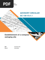 Compass Calibration Procedures AC 43-215 | PDF | Compass | Inertial ...