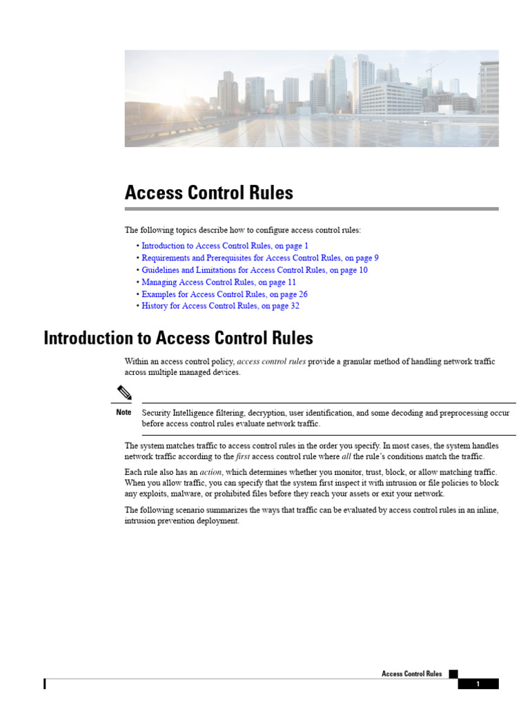 Configuring Access Control Rules Guide | PDF | Proxy Server | Computer ...