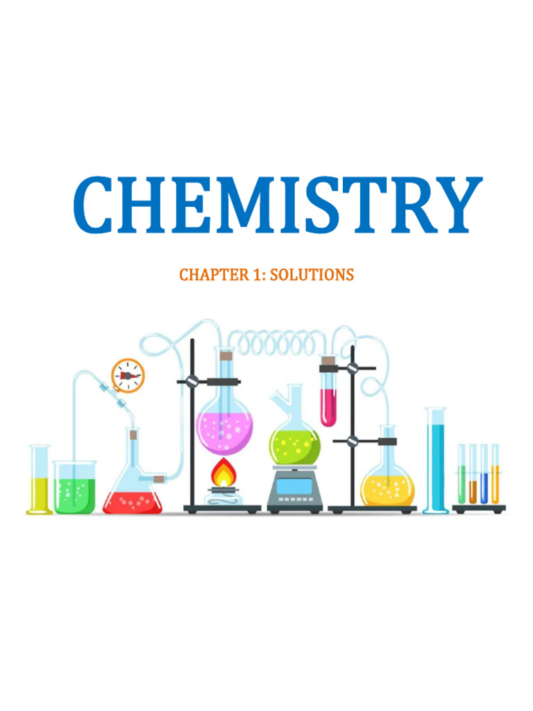 Chapter 1 Solutions Class Xii Pdf Solubility Mixture