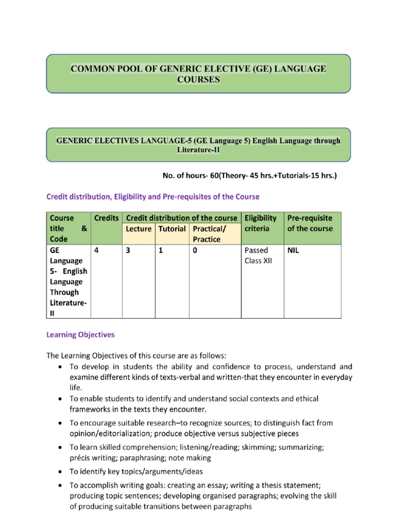 ge-english-language-through-literature-ii-du-syllabus-pdf