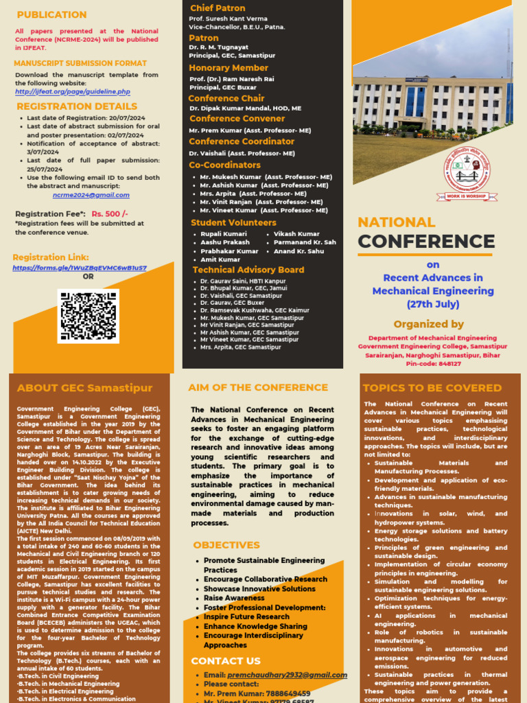 MECHANICAL ENGINEERING CONFERENCES 2022 intelligence overview