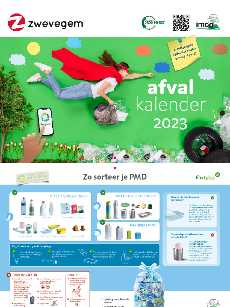 Zwevegem Imog Ophaalkalender 2023 DEF 01 | PDF