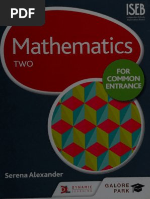 393 Mathematics For Common Entrance Two - Serena Alexander Tammy