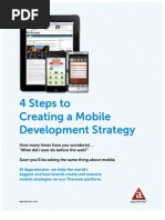 4 Steps To Creating A Mobile Development Strategy