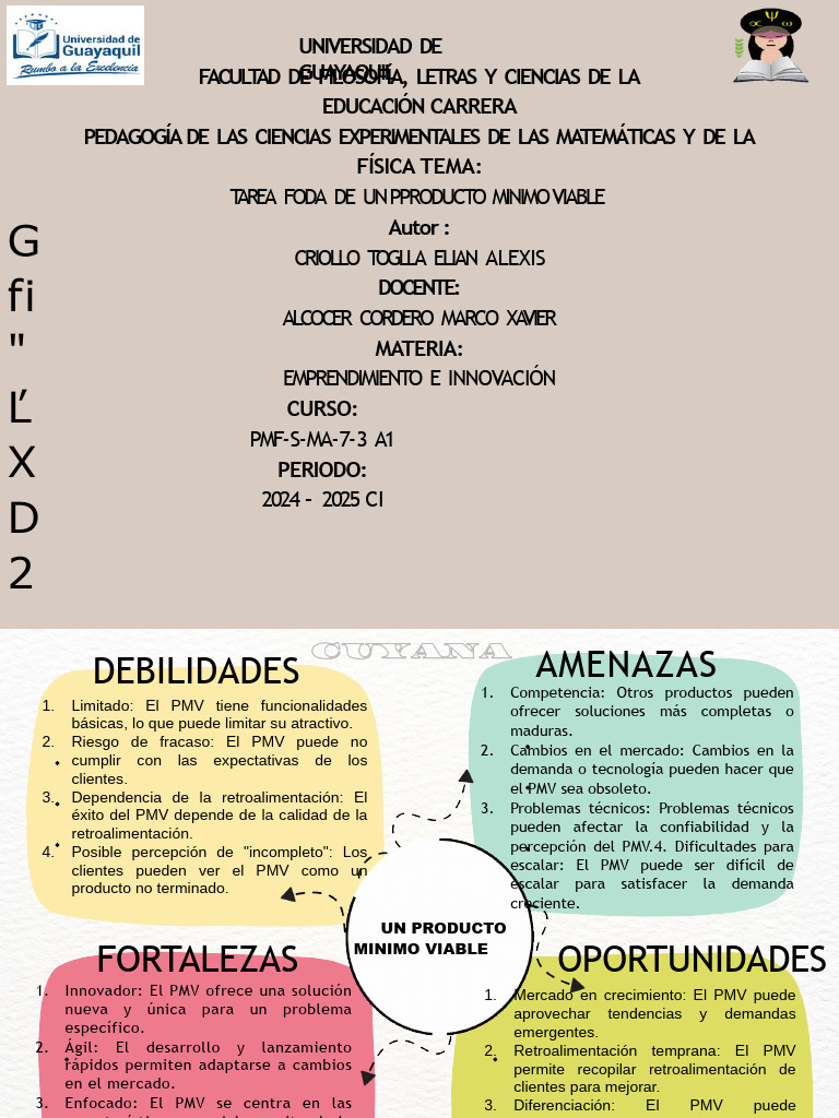 Análisis FODA de un Producto Mínimo Viable | PDF | Análisis FODA ...