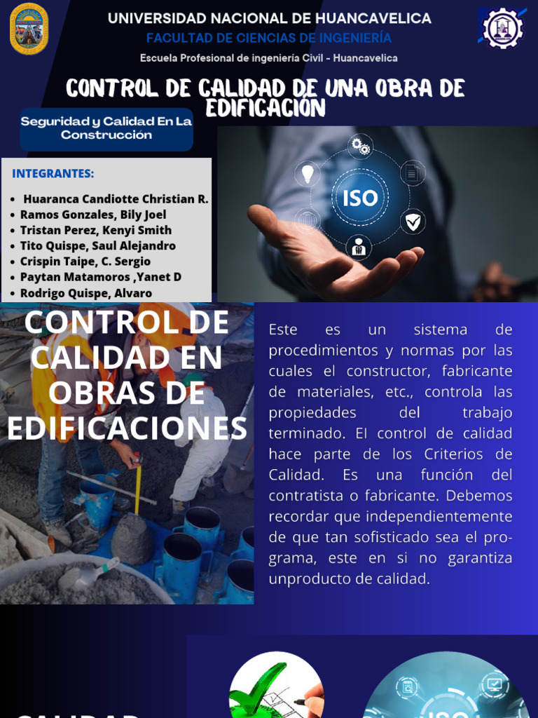 Control de Calidad en Construcción Civil | PDF | Calidad (comercial ...