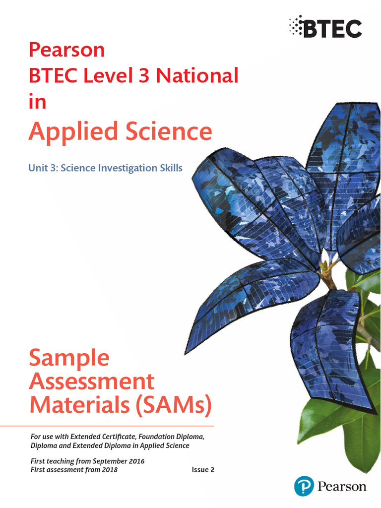 BTEC L3 Applied Science U3 2018 | PDF | Ethanol | Methanol