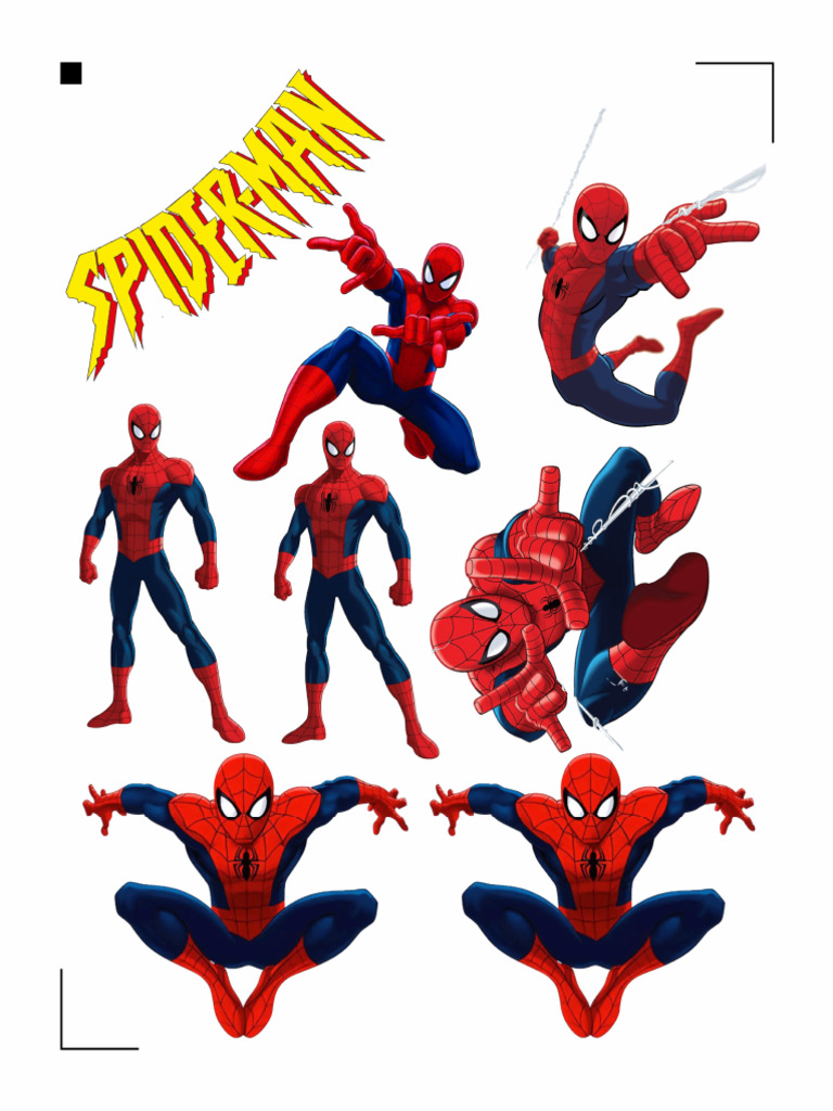 Spiderman Toppers | PDF