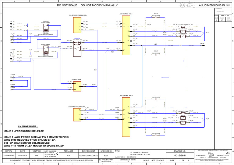 Schematic Drawing for AUX Power Relay | PDF | Computer Engineering ...