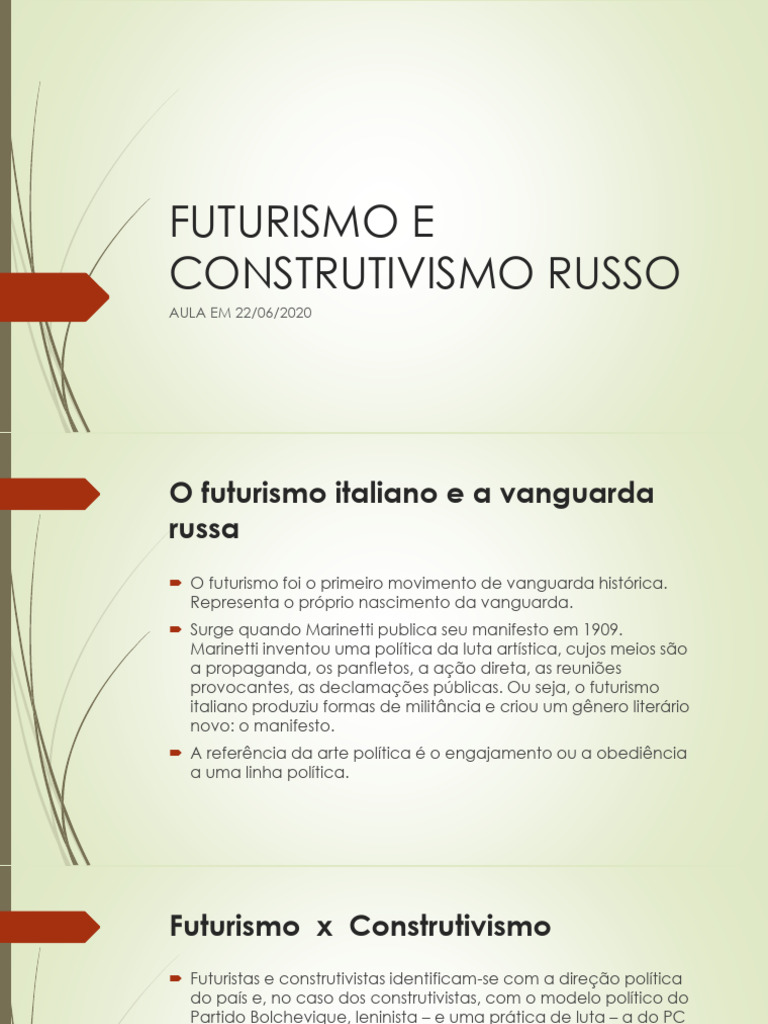 Futurismo e Construtivismo | PDF, image size:768x1024